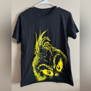 Universal Studios Grinch Black Short Sleeve T-shirt, Size Medium